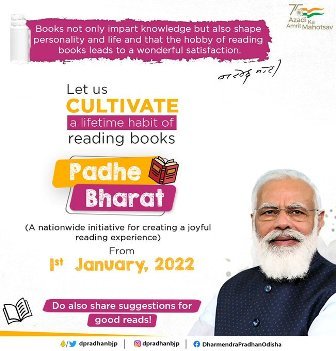 Education Minister Dharmendra Pradhan launches 100 days reading campaign ‘Padhe Bharat’